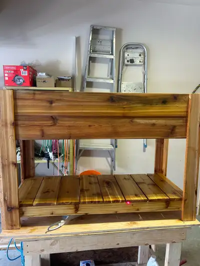 cedar planter elevated, View more