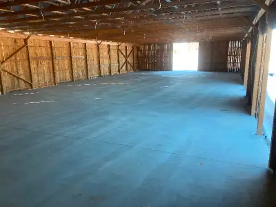 Winter storage for canoes, kayaks, etc.