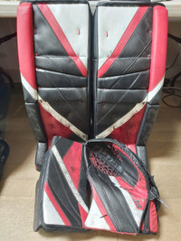 CCM Extreme 5 Senior 33+1.5 Custom Goalie Pads, Glove, Blocker