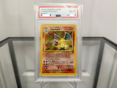Charizard - PSA 8 - Base Set 2 4/130 - Pokemon Cards Vintage, View more