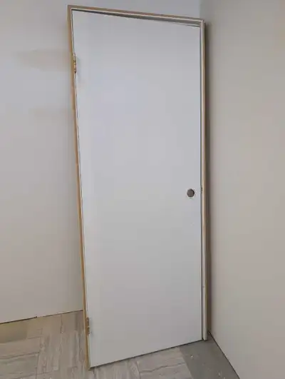 30 inch used door and frame 2 sheets of drywall some steel stud, View more