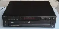 Vintage Superb 1991 Sony 5 Disc CD Player - Japan Model CDP-C315
