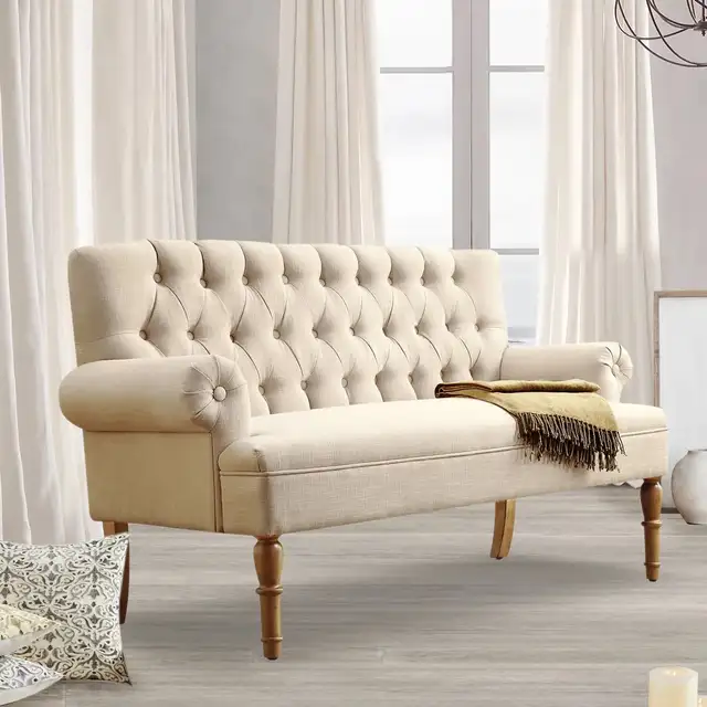 Upholstered Loveseat Sofa in Couches & Futons in Gatineau - Image 4