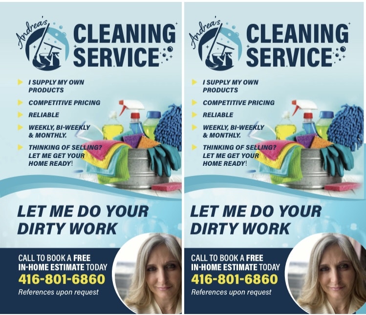 Reliable cleaning lady in Niagara/areas 4168016860 Cleaners
