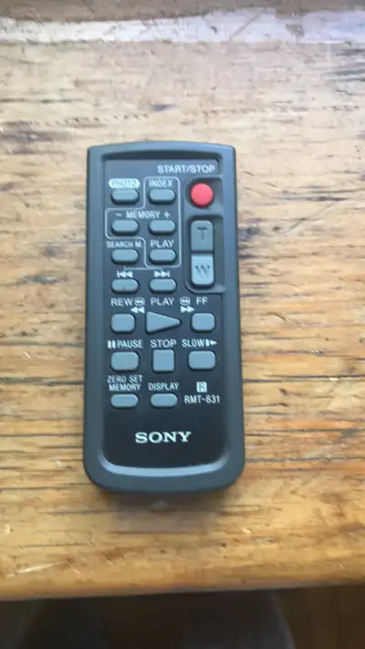 Sony remote 831 for handyman camcorder , View more