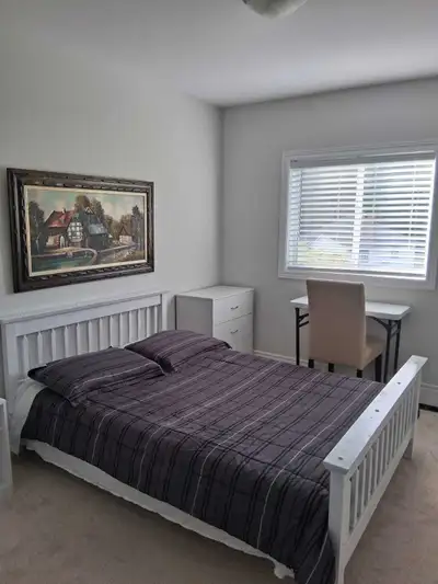 Furnished Room with shared bathroom for rent in Bracebridge. Single occupancy, males only. Can’t acc...