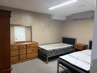 ONLY FOR FEMALES Recently painted bright and quite private room is available in spacious basement. V...