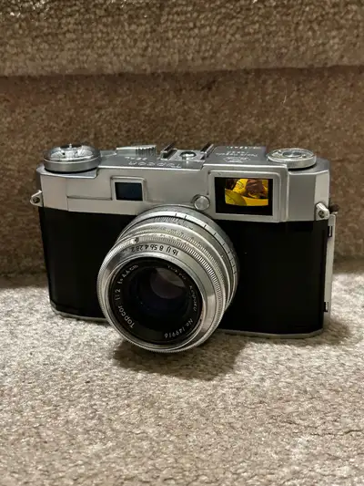 Topcon 35-L Topcor F2 4.4cm Tokyo Kogaku Rangefinder Film Camera, View more