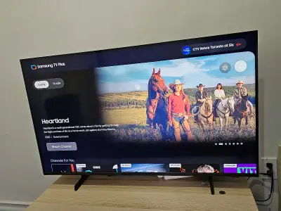 Samsung TV and soundbar, View more