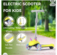 Scoothop 3 Wheel Electric Scooter for Kids, Motorized Scooter 
