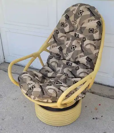 Rattan Swivel Rocking Chair, View more