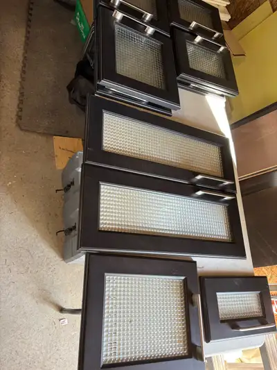 cabinet doors/glass fronts doors dark brown/chocolate, View more