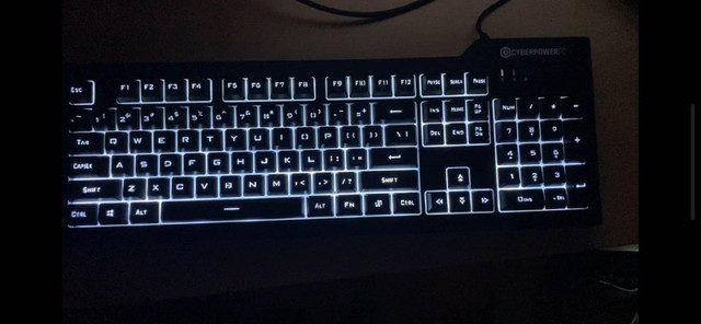 Cyberpower Nohi LED Gaming Keyboard in Mice, Keyboards & Webcams in City of Toronto - Image 2