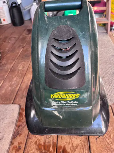 Corded Electric Garden Tiller & Cultivator with Steel , View more