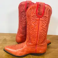 Joe Sanchez leather cowboy boots like new (femme)