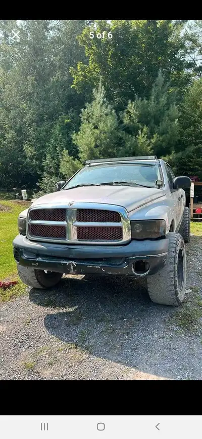 Trucks runs and drives but needs work to be put back on road selling it as is 1000$ obo frame is goo...