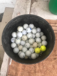 Lot de 160 balles de golf récupérées 