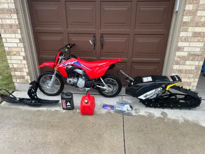 2019 Honda CRF 110. -Stock bike. -Pro Taper Bar Pad. -Rear Rim Lock & HD Tube. -Tapered Steering Ste...