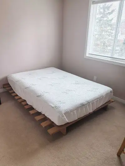 Bed Frame and Mattress and Cover, View more