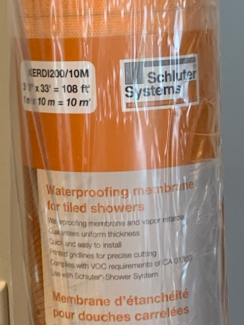 Kerdi Schluter Waterproofing Membrane & Shower Curbs - NEW in Plumbing, Sinks, Toilets & Showers in Edmonton - Image 3