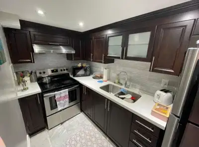 I am renting out a cozy, well-maintained basement apartment, featuring a modern kitchen and comforta...
