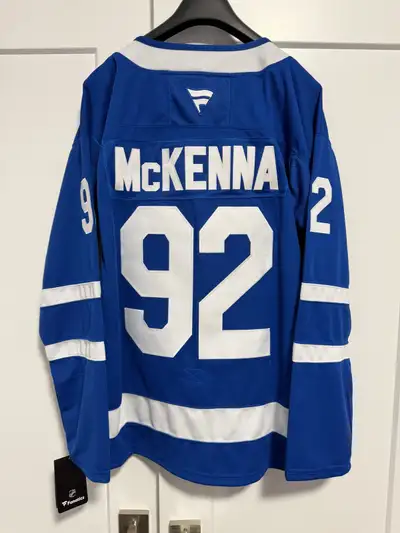 McKENNA #92 - Toronto Maple Leafs - Home Blue jersey - All Sizes, View more