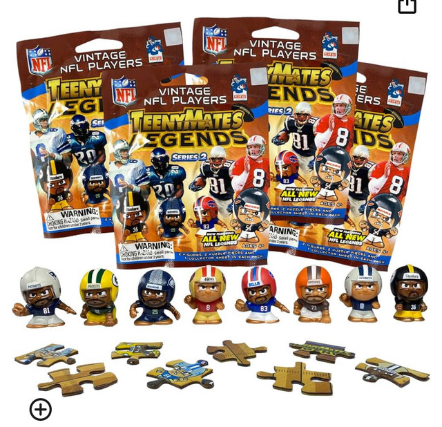 Teenymates Party Animal Legends 2023 NFL Series 2 Figures Blind  in Toys & Games in Sarnia