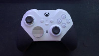 White Xbox Elite Series 2 Wireless Controller + SCUF Paddles