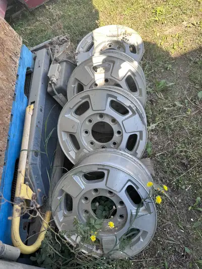 17" Chevy 8 Bolt Rims More Ads Available @ www.bccranesstore.com $375.00 for all Located in Mackenzi...