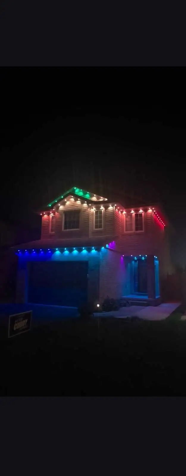 permanent holiday lights install