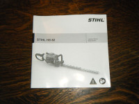Stihl HS 82 Hedge Trimmer Instruction Manual