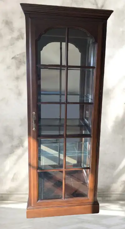 Curio Cabinet China Cabinet Display Cabinet Solid Wood $500, View more