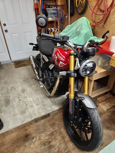 Triumph 400 Brand new as purchased from Dealer. Health issues reason for sale. Includes everything t...