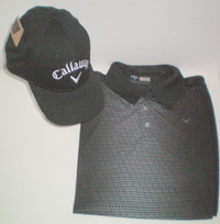 Callaway Opti-Dri Golf Polo Shirt and Adjustable Cap Set