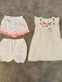 18-24  months dress and shorts (new)