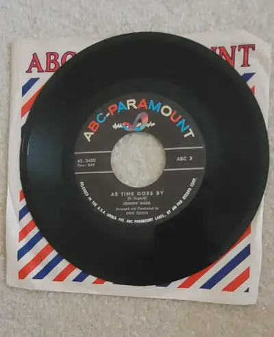 Johnny Nash As Time Goes By/The voice Of Love 45RPM Vinyl Record, View more