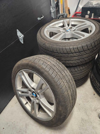 245 45 19 almost new tires and OEM mags BMW 