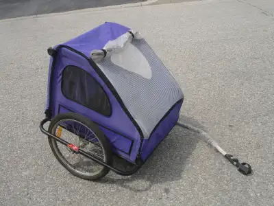 MUST SELL NOW BIKE TRAILER FOR TWO KIDS EVERYTHING INCLUDED!, View more