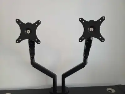 Double bras pour moniteurs, View more
