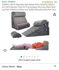 Coussins pour dormir assis ou semi assis 