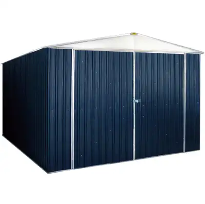 Notre numéro : +1 438-795-1453 Caractéristiques La remise de garage en métal EMC Industrial 11' x 20...