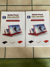 2- 3-D MobilePhone video amplifiers