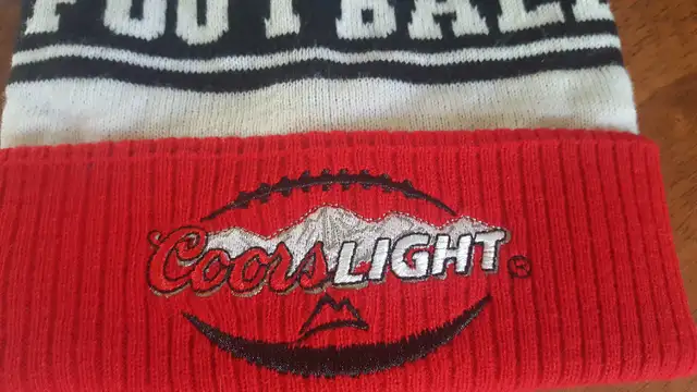Coors Light Football Toque *New*63848997618561122