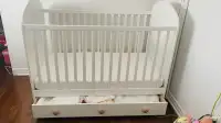 IKEA baby crib with mattress 