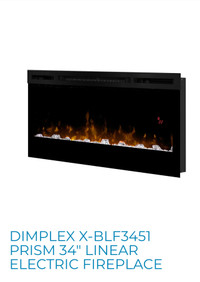Electric wall mount fireplace - new 