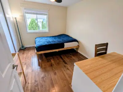 Furnished spacious bedroom in the second floor available for very clean and quiet individual. Shared...
