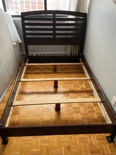 double/full wooden bed frame , View more