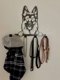 Custom Metal Dog Leash Hangers 16 inch x 15 inch