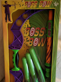 Boss Bow & Foam Arrows Set for Kids - New