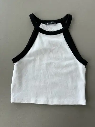 NWOT Zara Black & White Tank Top, View more